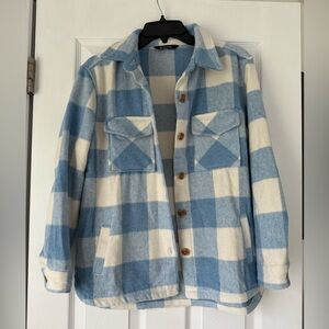 Plaid Shacket Flanel Coat XL 14/16